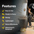 Camco Trailer Aid — Tandem Trailer Ramp Provides 4 1/2" of Tire Lift — Great for RVs, Campers, Travel Trailers, & More — Heavy-Duty & Lightweight — Easy to Use 21000