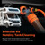 Camco Rhino Blaster — Camper Holding Tank and RV Portable Waste Tank Rinser — Provides Thorough RV Tank Cleaning — Features a Backflow Preventer & 45-Degree Clear Elbow Adapter 39082