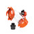 Camco Rhino Blaster — Camper Holding Tank and RV Portable Waste Tank Rinser — Provides Thorough RV Tank Cleaning — Features a Backflow Preventer & 45-Degree Clear Elbow Adapter 39082