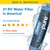 Camco Tastepure RV/Marine Inline Water Filter, NSF Certified, Reduces Bad Taste, Odor, Sediment, etc., Ideal for Campers, Boats, Gardens, & Pets, Made in the USA, 2-Pack 40045