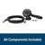 Camco Complete RV/Marine Shower Head Kit, Black 43744