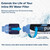 Camco Tastepure RV Sediment Pre-Filter Water Filtration, First Stage Filtration, Extends Inline Water Filter Lifespan 40048