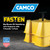 Camco FasTen Big Blocks RV Stabilizing Jack Supports with T-Handle — Nesting Design for RV Storage — Compatible with Square RV Leveling Blocks and RV Jacks — Supports Up to 8,000 lb — 2-Pack 44539