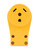 Camco Power Grip RV Replacement Female Receptacle — 30 Amp RV Outlet — Rated for 125V/3750W — Features Ergonomic Power Grip Handle — Yellow 55343