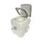 Camco 5.3-Gallon Portable Travel Toilet — Features Detachable Holding Tank w/Sealing Slide Valve & Bellow-Type Flush — Easy Transport w/Compact Lightweight Design & Carry Handle 41541