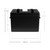 Camco RV Large Battery Box - Inside Dimensions 7.25-inches x 13.25-inches x 8.63-inches (55372) 55372