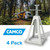 Camco Aluminum Stack Jacks — Stabilize & Position Your RV, Trailer Or Camper —Supports Up to 6,000 lb — Extends 11" - 17" — Pack of 4 44560
