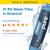 Camco Tastepure XL RV/Marine Inline Water Filter with Flexible Hose Protector — NSF Certified — Reduces Bad Taste, Odor, Sediment, etc. — Ideal for Campers, Boats, Gardens, Pets — Made in USA 40019