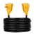 Camco Power Grip 30-Amp RV Extension Cord/Level 1 EV Charger, 25' Length, 125V/3750W, 10-Guage Wires, NEMA TT-30P Standard x TT-30R Locking, ETL Listed to CSA/UL Standards 55191
