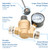 Camco Adjustable RV/Marine Brass Water Pressure Regulator 40058