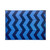 Outdoor Mat - 9' x 12' Chevron, Blue/Blue (E/F) 42858