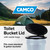Camco Bucket Toilet Seat with Lid — Transforms Your 5-Gallon Bucket into a Portable Toilet for Camping, RVing, Hunting, and Outdoor Adventures 41546