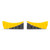 Camco Curved Camper/RV Levelers & RV Wheel Chocks — Heavy-Duty Honeycomb Design — Includes Non-Slip Rubber Grippers on Wheel Chock — Compatible w/Trailers Up to 30,000 lb — 2-Pack 44425