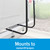 Camco Rhino RV Bumper Mount Tote Tank Holder 39010