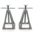 Stack Jacks - Stabilizing Trailer Jack Stands, 2per/Box(E/F) 44561