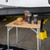 Camco Folding Bamboo Table with Aluminum Legs 51895