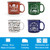 LIBATC, Mug, 4-Pack, 14oz 53357