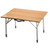 Camco Folding Table | Features Natural Bamboo Top & Folding Aluminum Legs for RV Storage and Organization | Adjustable Height 18” - 26” | Ideal for Tailgating, Camping, RVing, the Beach & More (51893) 51893