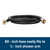 Camco Premium RV/Marine Flexible Shower Hose, 60-Inch, Black 43745