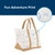 Camco Life is Better at the Campsite Canvas Tote Bag | Features a Heavy-Duty Cotton Canvas Design with Reinforced Base, a Unique RV-Themed Adventure Print, and a Zippered Top Closure | Large (53127) 53127