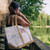 Camco Life is Better at the Campsite Canvas Tote Bag | Features a Heavy-Duty Cotton Canvas Design with Reinforced Base, a Unique RV-Themed Adventure Print, and a Zippered Top Closure | Large (53127) 53127