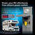 Camco Power Grip 50 Amp RV Extension Cord/Level 2 EV Charger, 15' Length, 125/250 Volts/12500 Watts, 6/3 + 8/1 AWG, NEMA 14-50P Standard x 14-50R Standard, ETL Listed to CSA/UL Standards 55194