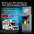 Camco Power Grip 50 Amp RV Extension Cord/Level 2 EV Charger, 15' Length, 125/250 Volts/12500 Watts, 6/3 + 8/1 AWG, NEMA 14-50P Standard x 14-50R Standard, ETL Listed to CSA/UL Standards 55194