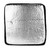 Vent Insulator, Fits 14" x 14" Vent w/Reflective, Black(E/F) 45196