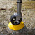 Camco Heavy-Duty RV Wheel Dock with Rope Handle — Camper Stabilizer for Trailer Jack Wheel – Prevents Trailer Tongue Wheel From Rolling or Sinking — Easy to Carry & Transport 44632