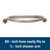 Camco Premium RV/Marine Flexible Shower Hose, 60-Inch, Brushed Nickel 43748