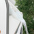 Camco RV Gutter Spouts with Built-In Extensions, White, 4-Pack 42134