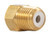 LP Fitting, 1/4" M NPT x 1/4" F Inverted Flare w/Check Valve 59954