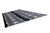 Outdoor Mat - 8' x 20' Botanical, Charcoal/White (E/F) 42833