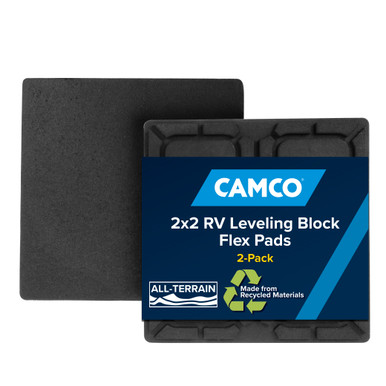 Camco Camper/RV Leveling Block Flex Pads – Non-Slip Design – Great for ...