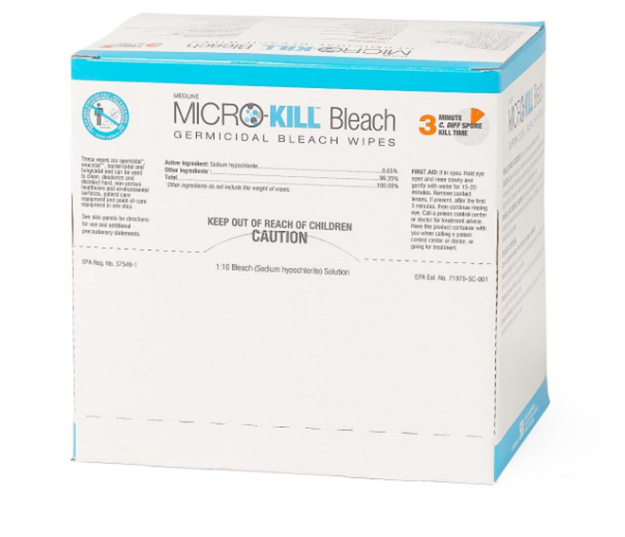 MicroKill Bleach Germicidal Bleach Wipes