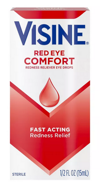 Visine Redness Relief Original Sterile Tetrahydrozoline HCl Eye Drops Visine Redness Relief Original Sterile Tetrahydrozoline HCl Eye Drops