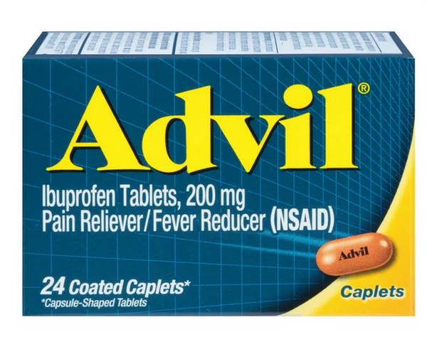 Advil Pain Reliever and Fever Reducer, Ibuprofen 200Mg - Coated Caplets