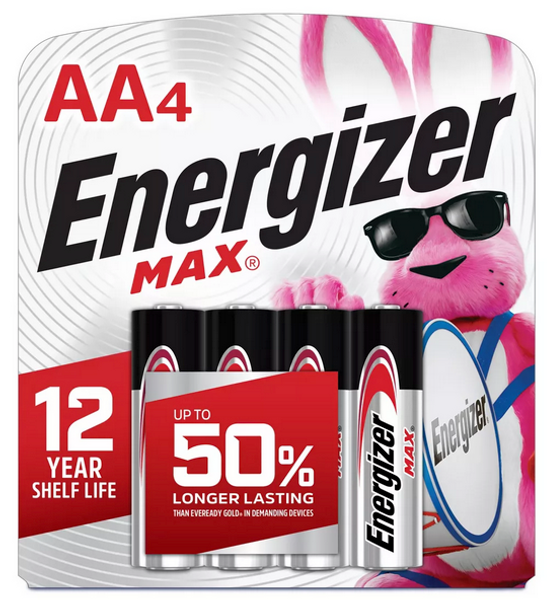 Energizer Max AA Batteries - Alkaline Battery