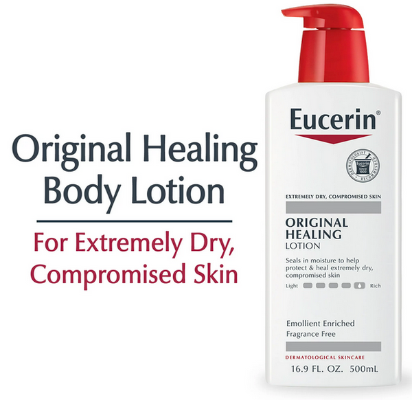 Original Healing Rich Lotion Fragrance Free, Pump Bottle