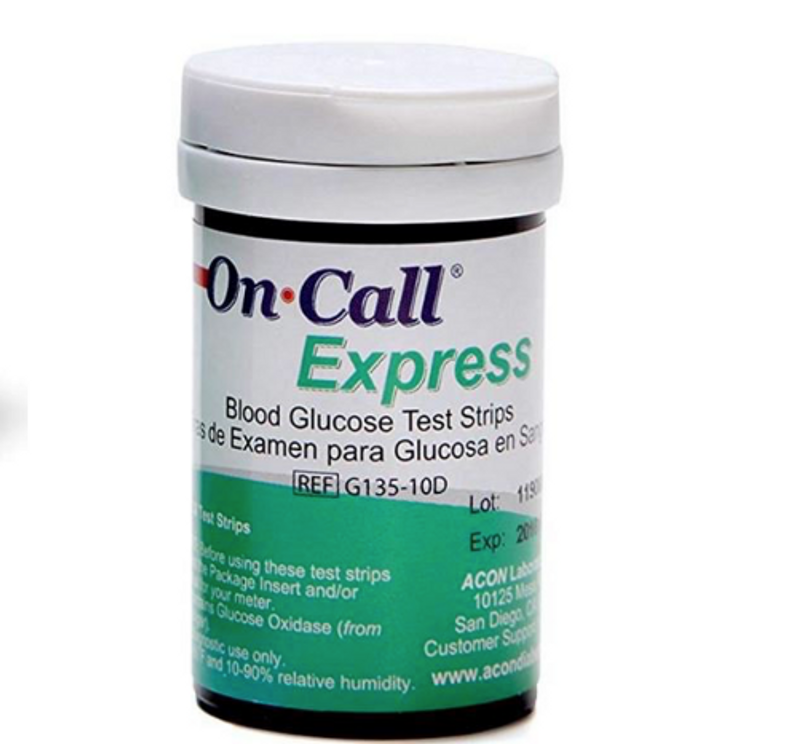 Get Accurate Blood Sugar Readings with On Call Express Test Strips