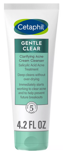 Cetaphil Gentle Clear Clarifying Acne Cream Cleanser | Steede