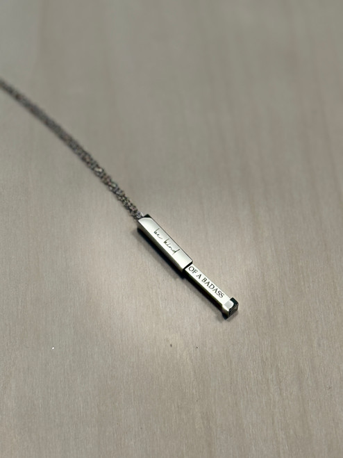Hidden Message Bar Necklace