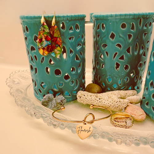 Heart Bangle Bracelet