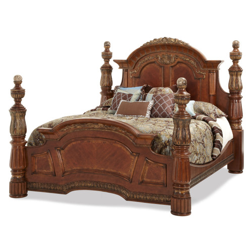 Renaissance King Low Poster Bed