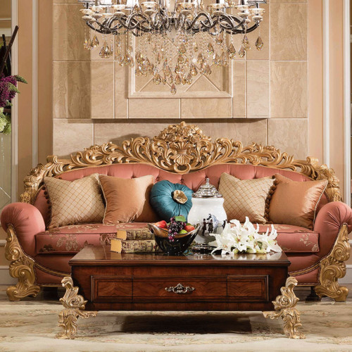 Queen Victoria Gold Sofa