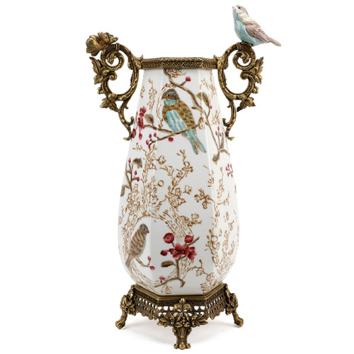 Songbirds of the Forest Vase