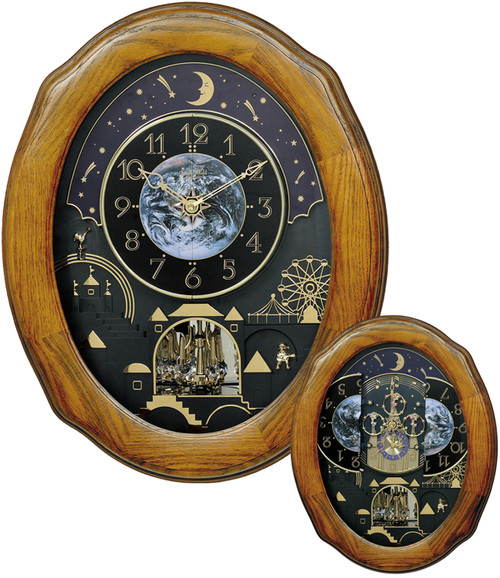 Timecracker Moonlight Wall Clock