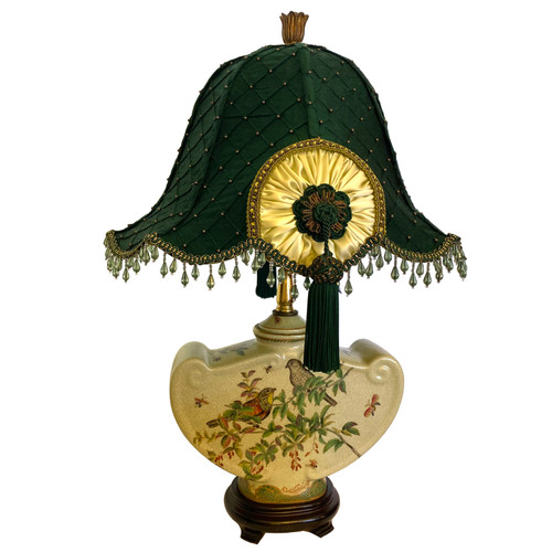 Emerald Cameo Lamp