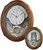 Joyful Timecracker Oak Wall Clock