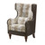 Aphrodite Cognac Wing Chair